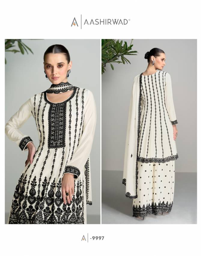 Zuri By Aashirwad Chinon Silk Heavy Wedding Wear Readymade Suits Wholesale Market In Surat